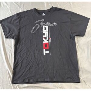 Launder Japan Tokyo JDM Car Graphic T-Shirt Mens 2XL Black Short Sleeve Cotton